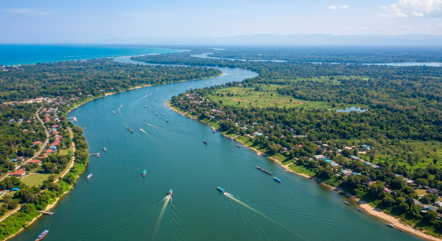 Z jakimi państwami graniczy Tajlandia? 2